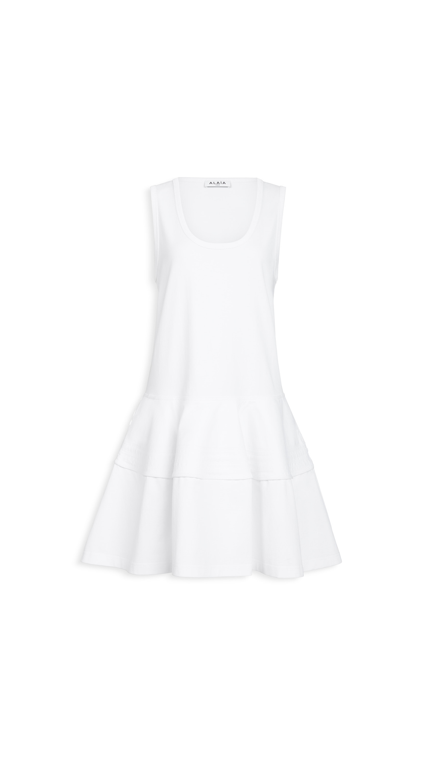 Alaïa Cotton Jersey Tank Dress - ALAÏA Dresses - Laser Cut Luxury - Shop at Luxury Shoes Alaïa Cotton Jersey Tank Dress - ALAÏA Dresses - Laser Cut Luxury - Shop at Luxury Shoes
