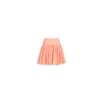 Alaïa Cotton Linen Blend Basque Skirt - ALAÏA Skirts - Laser Cut Luxury - Shop at Luxury Shoes Alaia Cotton Linen Blend Basque Skirt