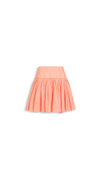 Alaïa Cotton Linen Blend Basque Skirt - ALAÏA Skirts - Laser Cut Luxury - Shop at Luxury Shoes 