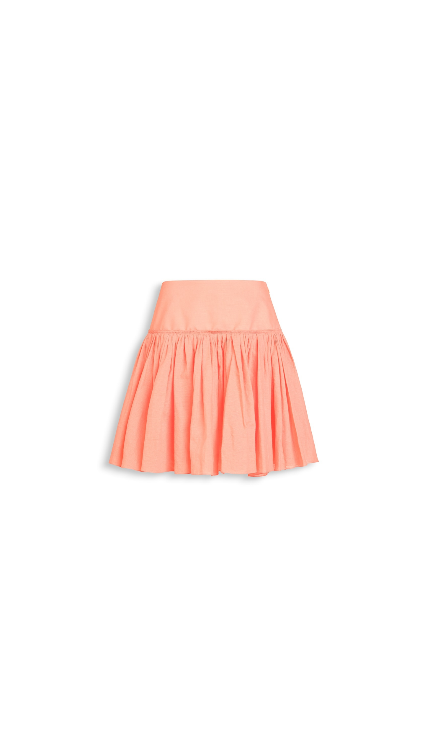 Alaïa Cotton Linen Blend Basque Skirt - ALAÏA Skirts - Laser Cut Luxury - Shop at Luxury Shoes 