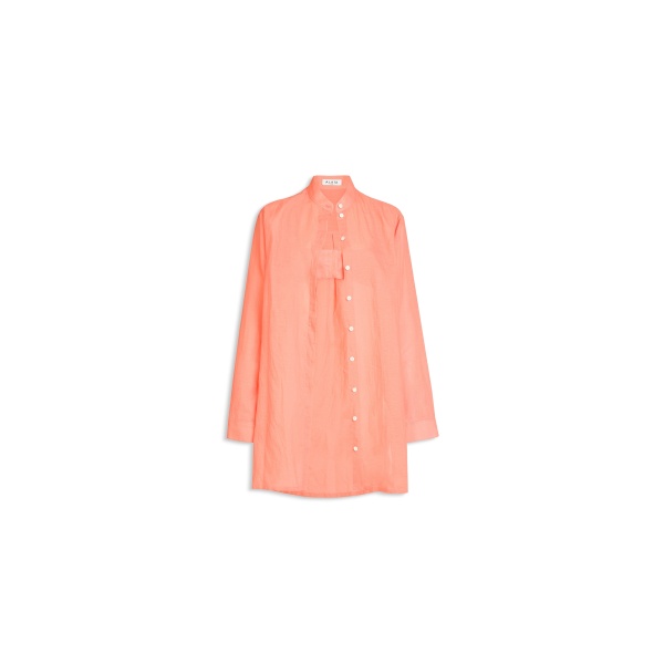Alaïa Cotton Linen Blend Shirt Set - ALAÏA Tops - Laser Cut Luxury - Shop at Luxury Shoes 