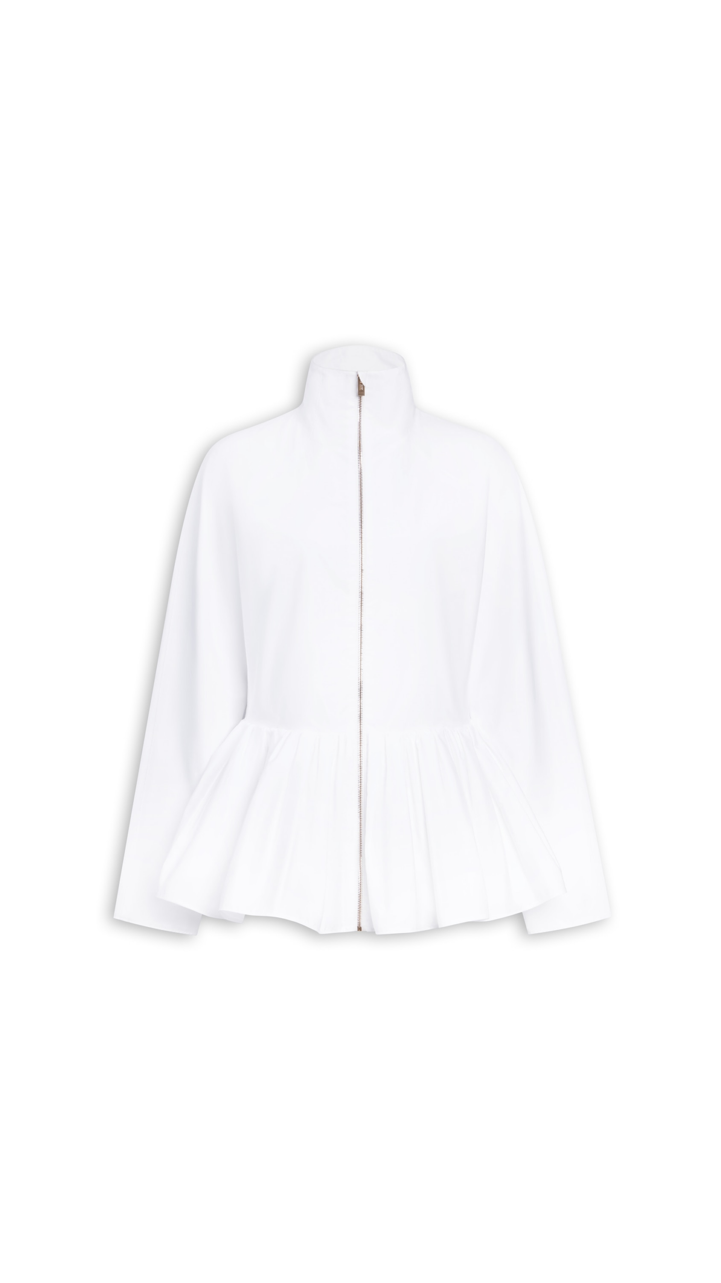Alaia Cotton Poplin Peplum Jacket