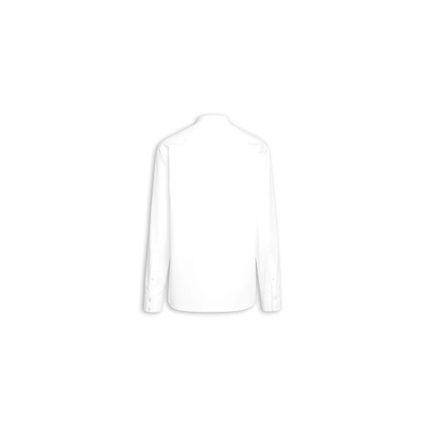 Alaïa Cotton Poplin Shirt - ALAÏA Tops - Laser Cut Luxury - Shop at Luxury Shoes 