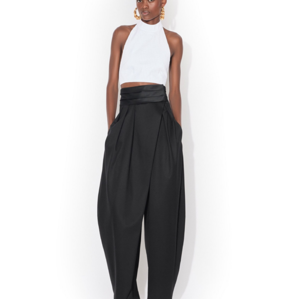 Alaia Cotton Poplin Top, view 2