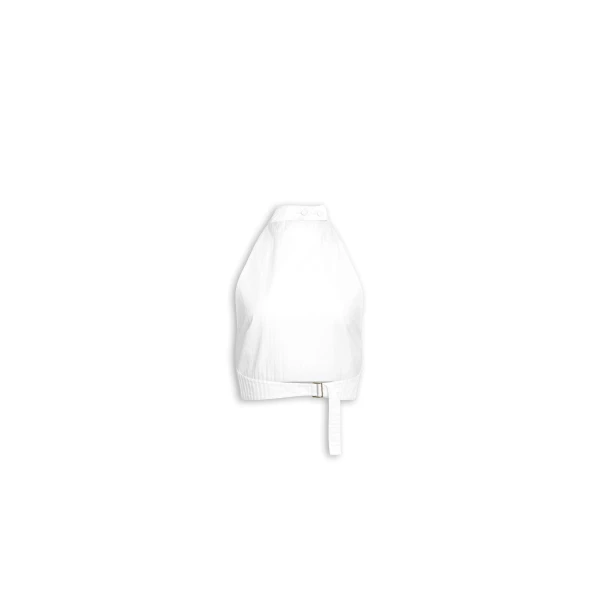 Alaïa Cotton Poplin Top - ALAÏA Tops - Laser Cut Luxury - Shop at Luxury Shoes 