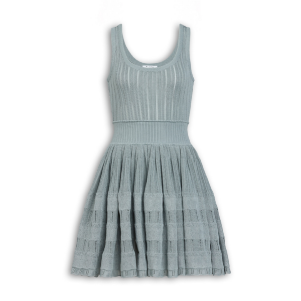 Alaïa Crinoline Knit Dress - ALAÏA Dresses - Laser Cut Luxury - Shop at Luxury Shoes 