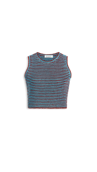 Alaïa Crochet Knit Crop Top - ALAÏA Tops - Laser Cut Luxury - Shop at Luxury Shoes 