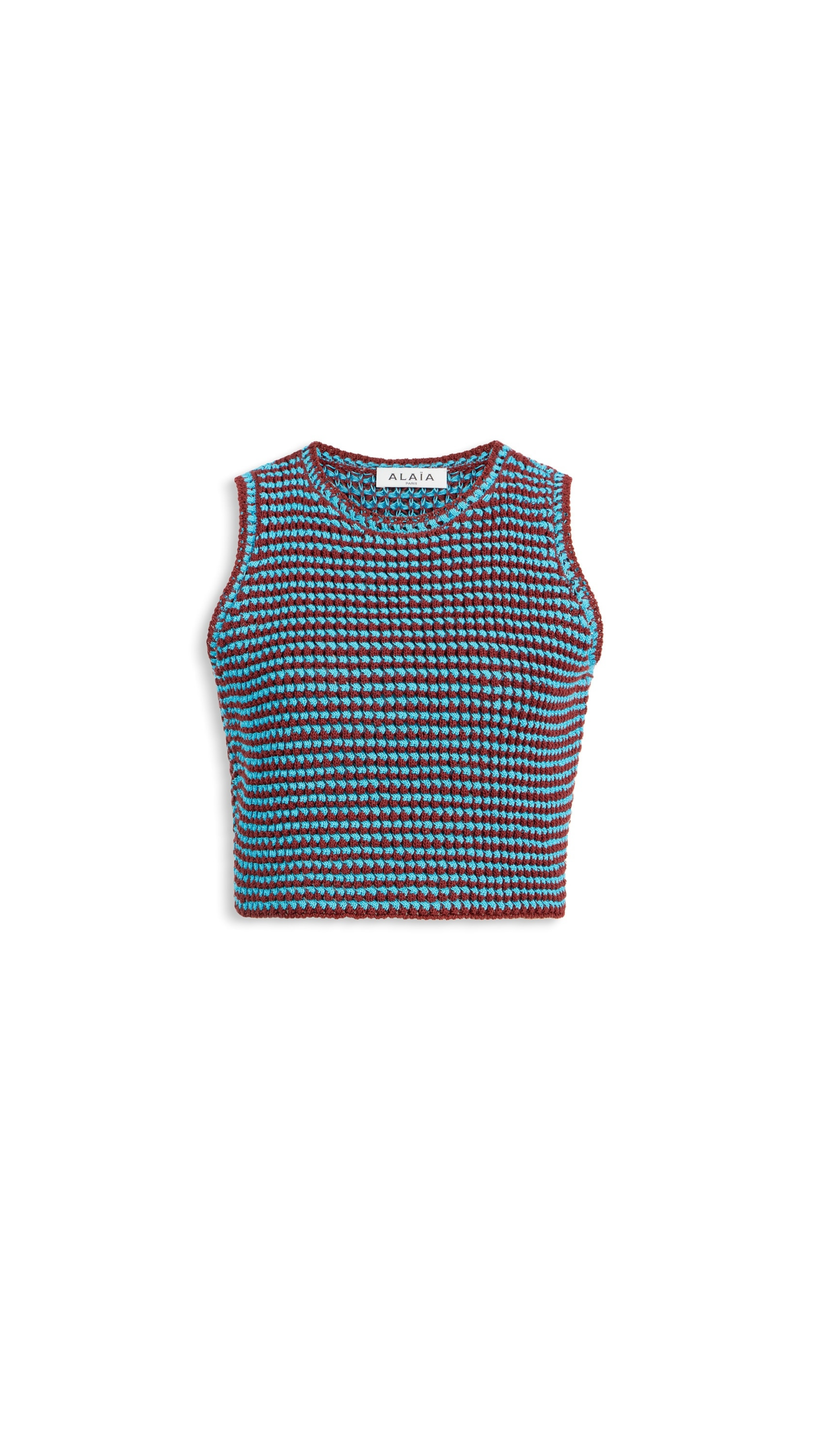 Alaïa Crochet Knit Crop Top - ALAÏA Tops - Laser Cut Luxury - Shop at Luxury Shoes Alaïa Crochet Knit Crop Top - ALAÏA Tops - Laser Cut Luxury - Shop at Luxury Shoes