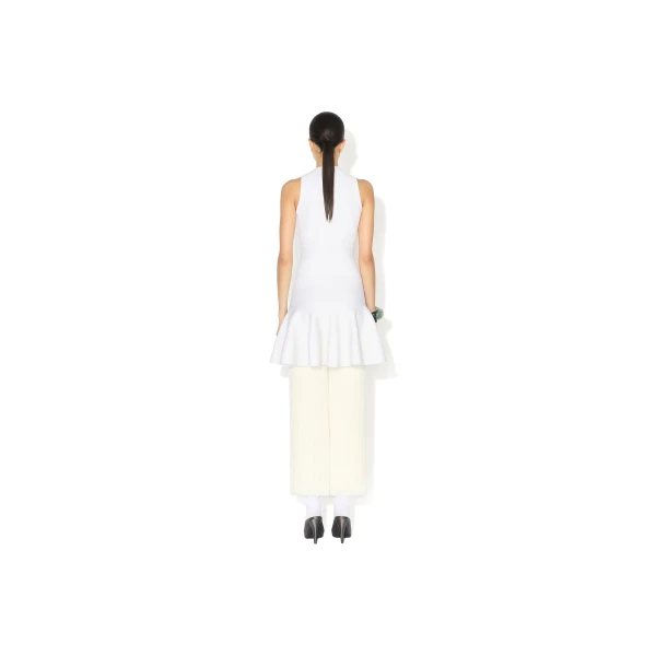 Alaïa Cross Front Knit Dress - ALAÏA Dresses - Laser Cut Luxury - Shop at Luxury Shoes 