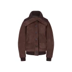 The Attico Dark brown bomber Jacket