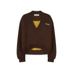Dark-brown-sweatshirt-The-Attico-Knitwear-scaled40094_nobg The Attico Dark brown sweatshirt Knit