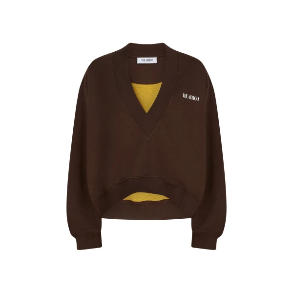 The Attico Dark brown sweatshirt Knit