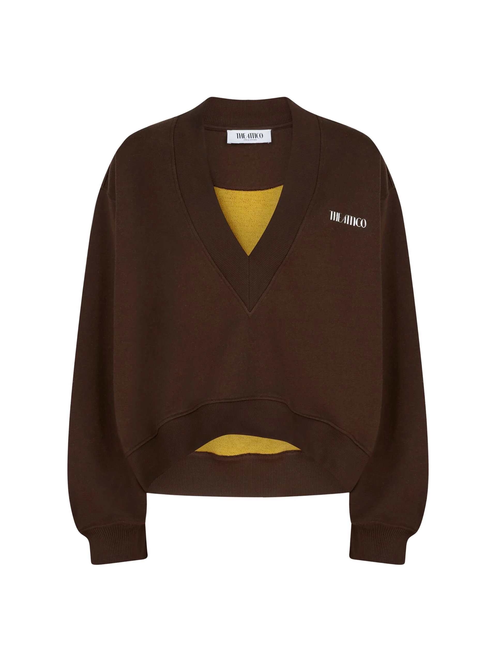 The Attico Dark brown sweatshirt Knit