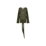 Dark-green-mini-dress-The-Attico-Dresses-scaled80558_nobg The Attico Dark green mini dress