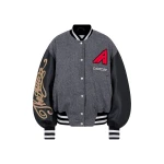 The Attico Dark grey bomber Jacket