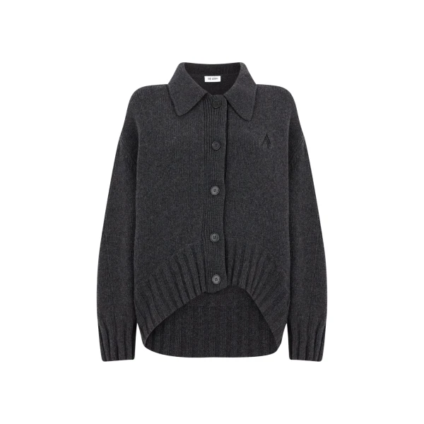 The Attico Dark grey cardigan