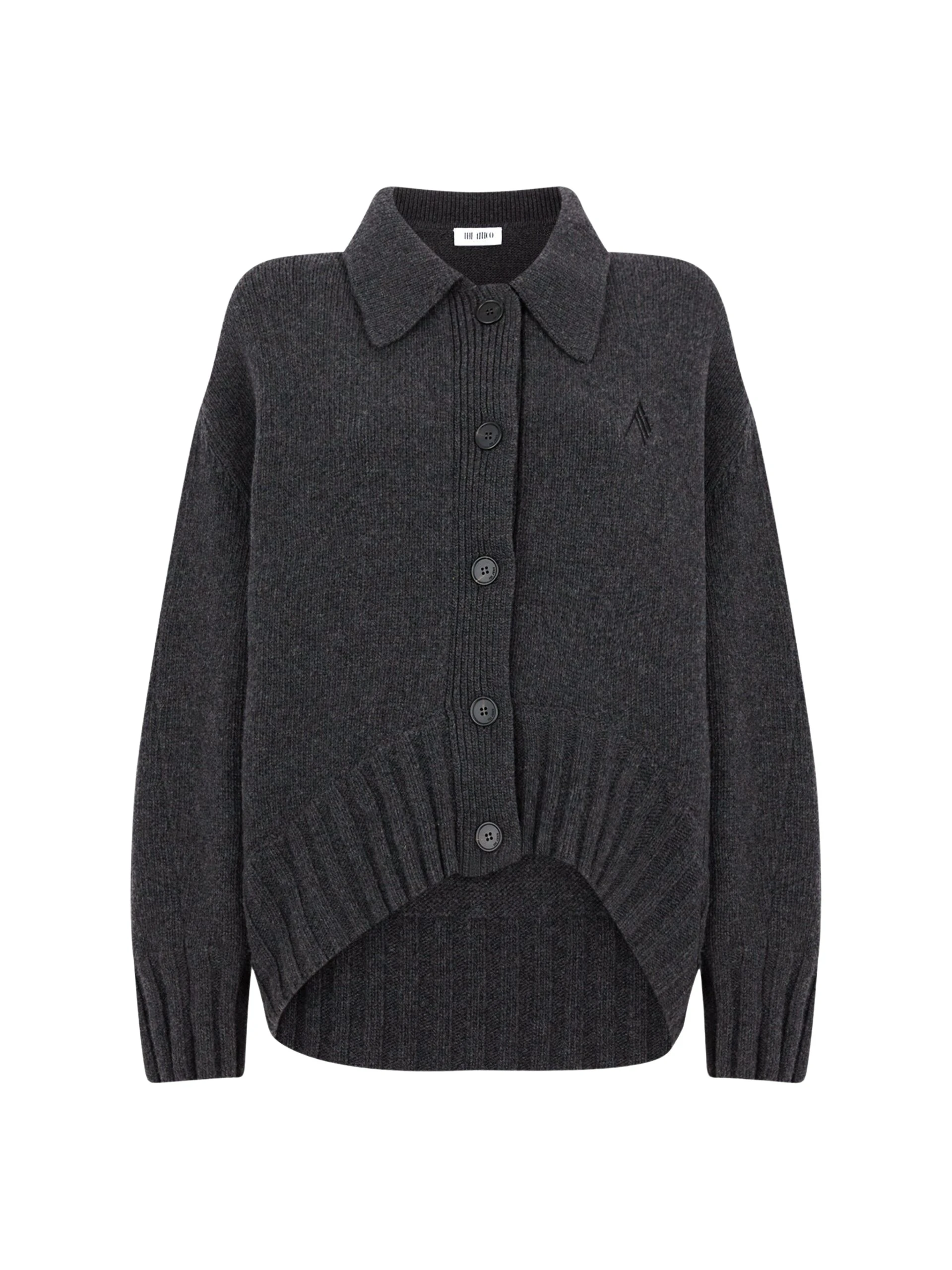 The Attico Dark grey cardigan