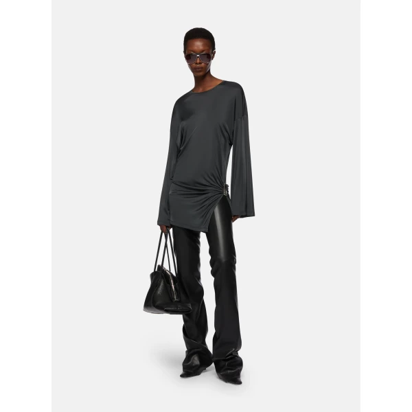 The Attico Dark grey mini dress, view 2