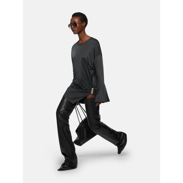 The Attico Dark grey mini dress, view 4
