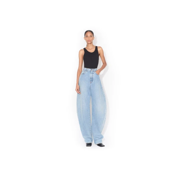 Alaïa Darts Cotton Tank Top - ALAÏA Tops - Laser Cut Luxury - Shop at Luxury Shoes 