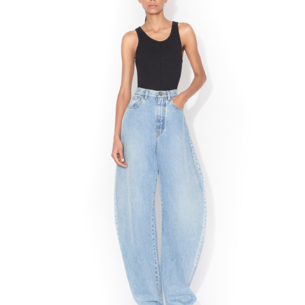 Alaia Darts Cotton Tank Top, view 2
