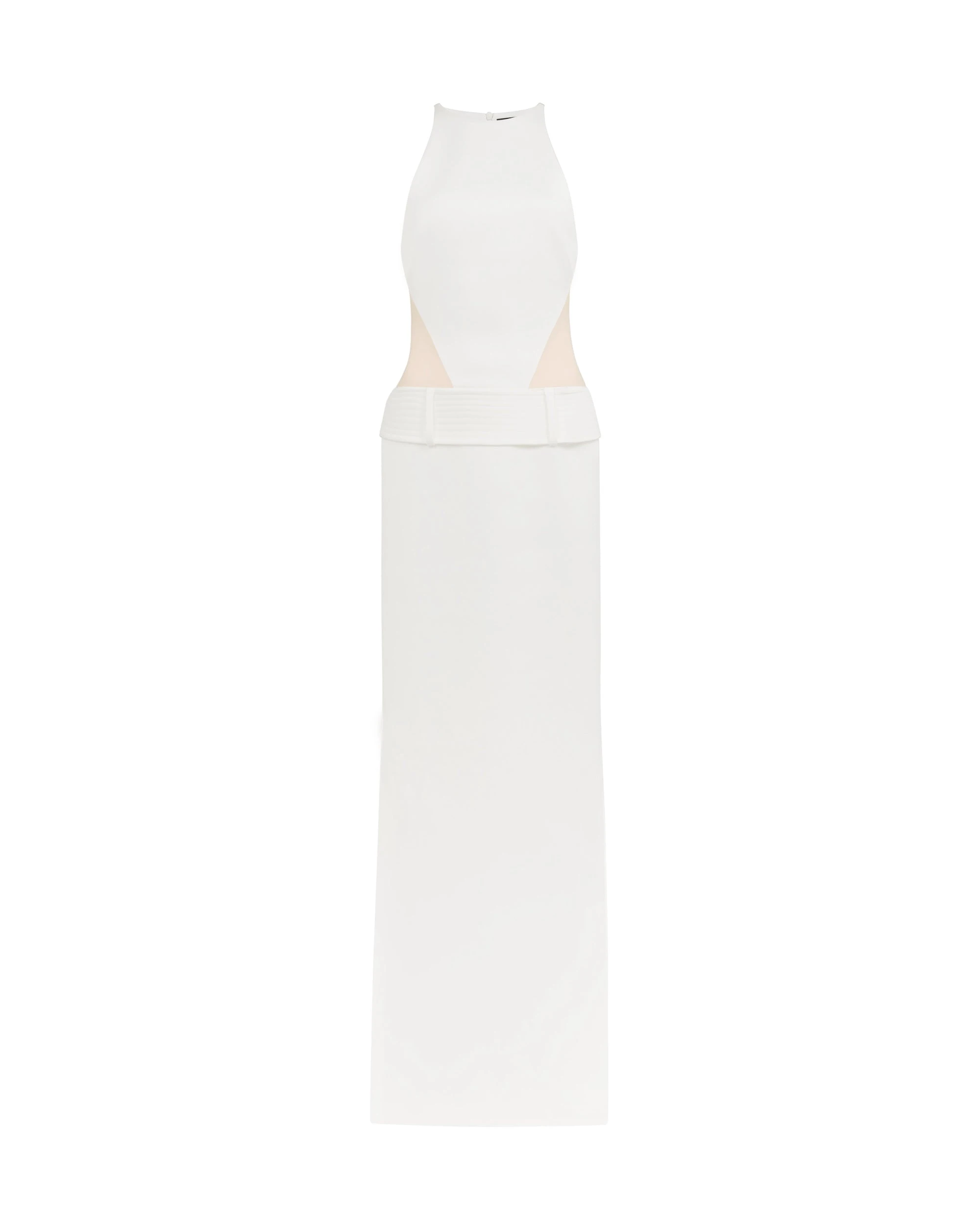David Koma Belt Detail Halterneck Gown David Koma Belt Detail Halterneck Gown