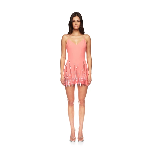 David Koma Gradient Sequin Cami Mini Dress, view 3