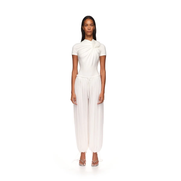 David Koma Pleated Harem Trousers, view 3