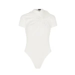 David Koma Pleated Leaf Bodysuit