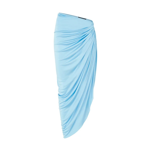 David Koma Ruched Asymmetric Skirt, view 2