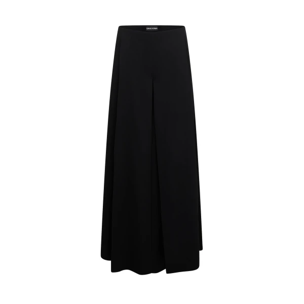 David Koma Wide Leg Flowy Trousers In Black, view 2