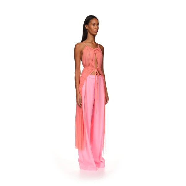 David Koma Wide Leg Tailored Trousers, view 5