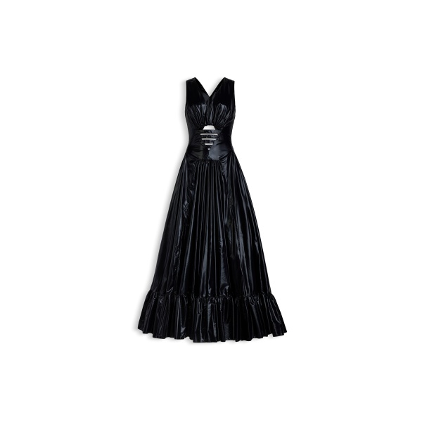 Alaïa Deesse Nylon Dress - ALAÏA Dresses - Laser Cut Luxury - Shop at Luxury Shoes 