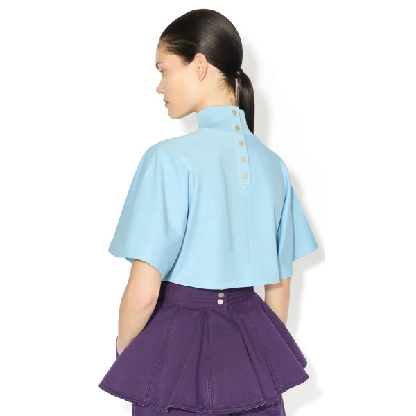 Alaia Denim Peplum Belt, view 4