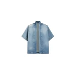 Alaïa Denim Reverse Jacket - ALAÏA Jackets - Laser Cut Luxury - Shop at Luxury Shoes 