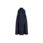 Alaïa Double Face Wool Cape Coat - ALAÏA Coats - Laser Cut Luxury - Shop at Luxury Shoes 
