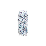 Alaia Draped Printed Skirt