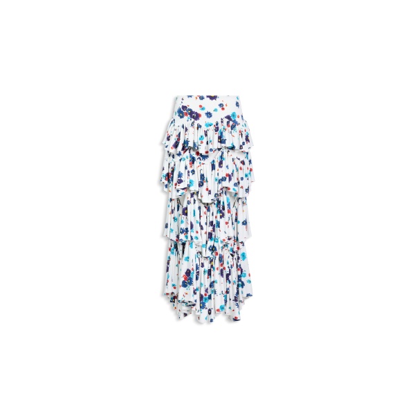 Alaïa Draped Printed Skirt - ALAÏA Skirts - Laser Cut Luxury - Shop at Luxury Shoes 