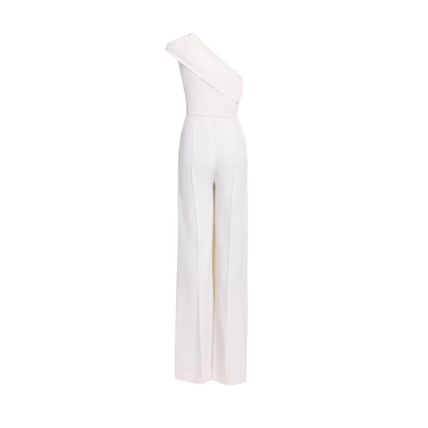 Elie Saab Asymmetric Cady Jumpsuit, view 5