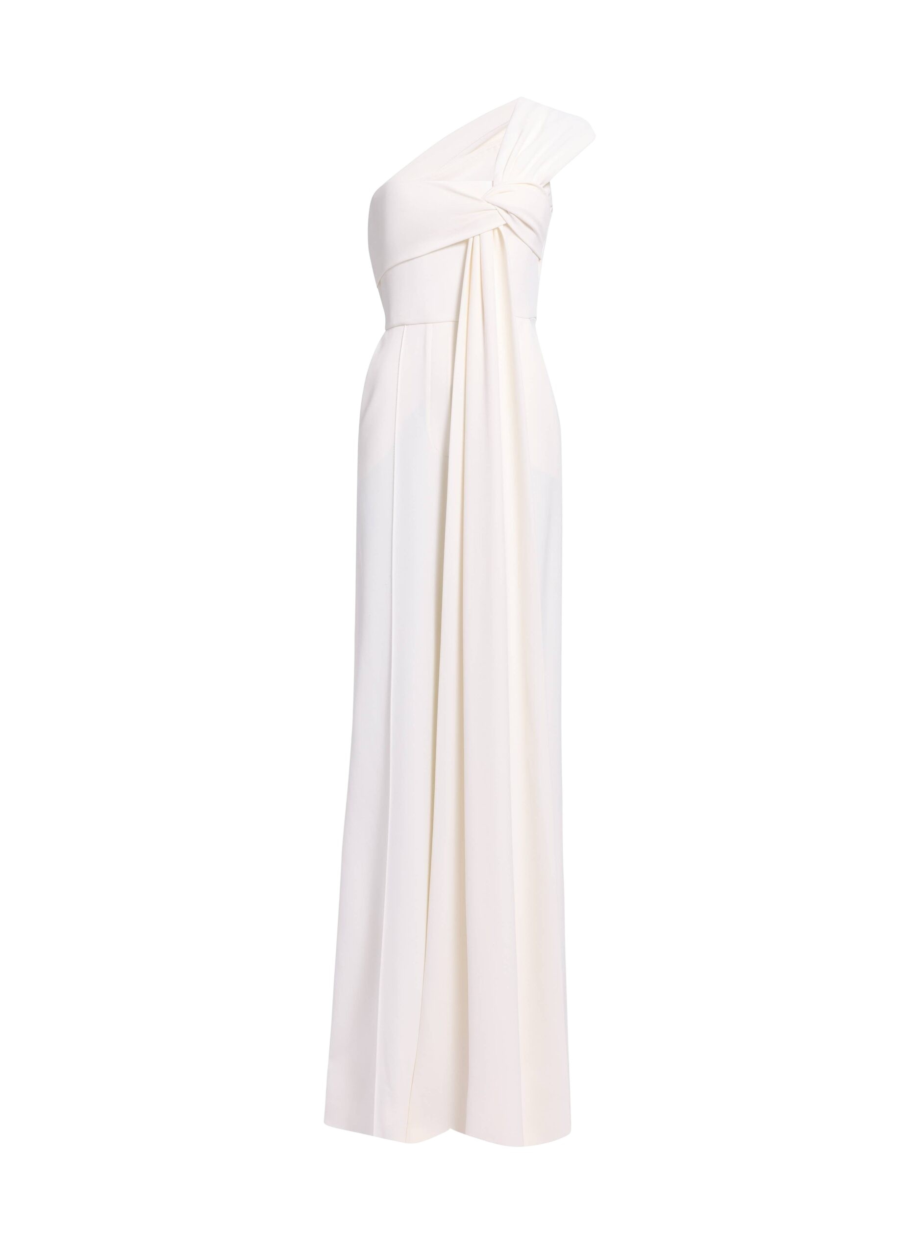 Elie Saab Asymmetric Cady Jumpsuit