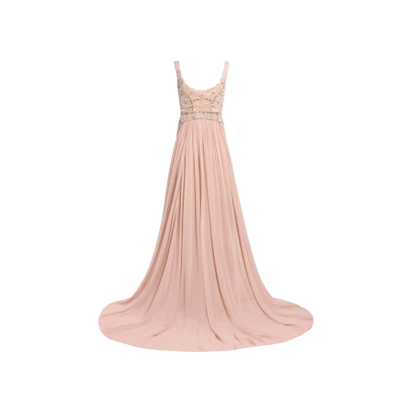 Elie Saab Bead Embroidered Corset Dress, view 5