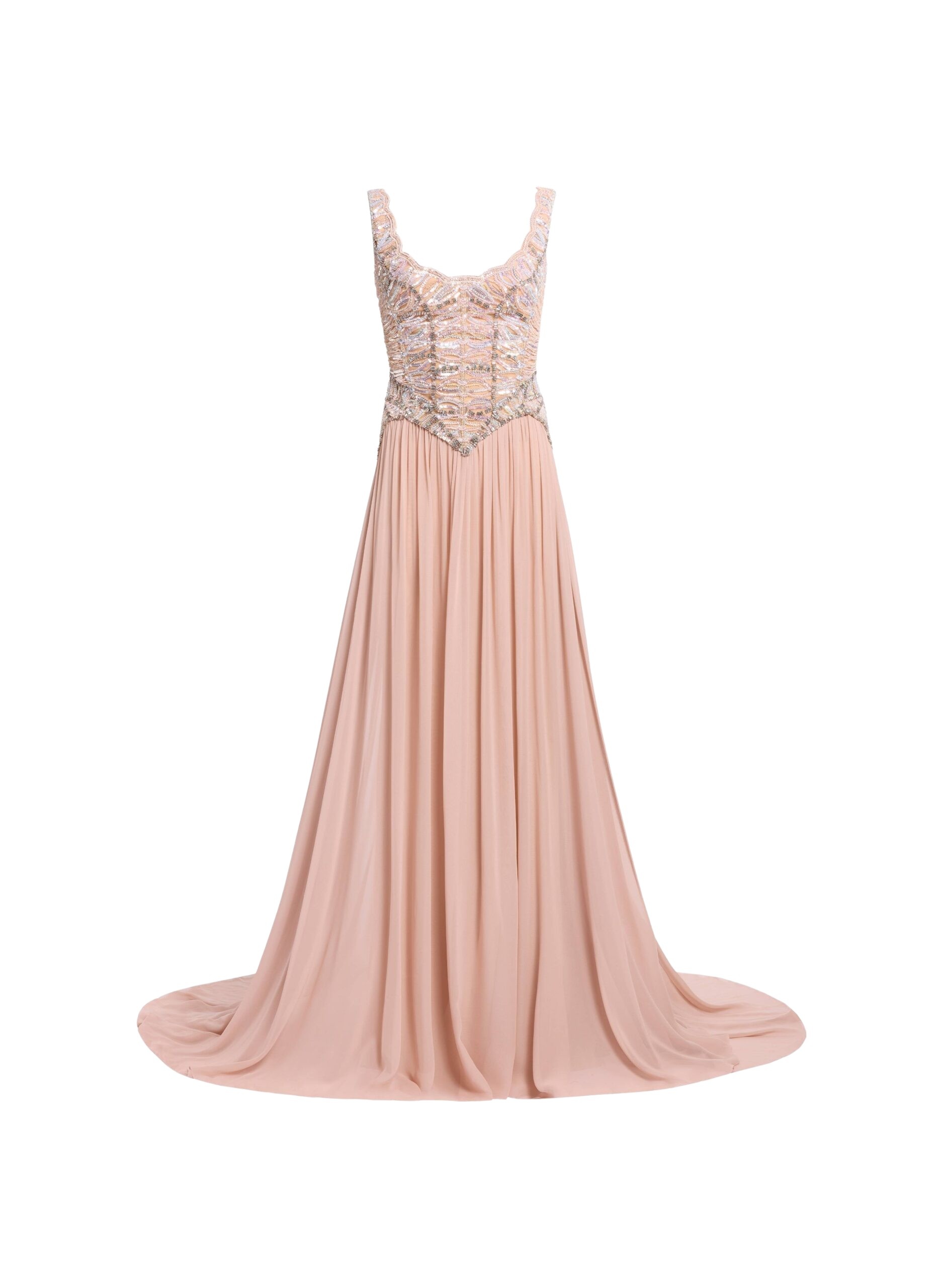 Elie Saab Bead Embroidered Corset Dress in Pink featuring  – Luxury Designer Fashion at Luxury Shoes .