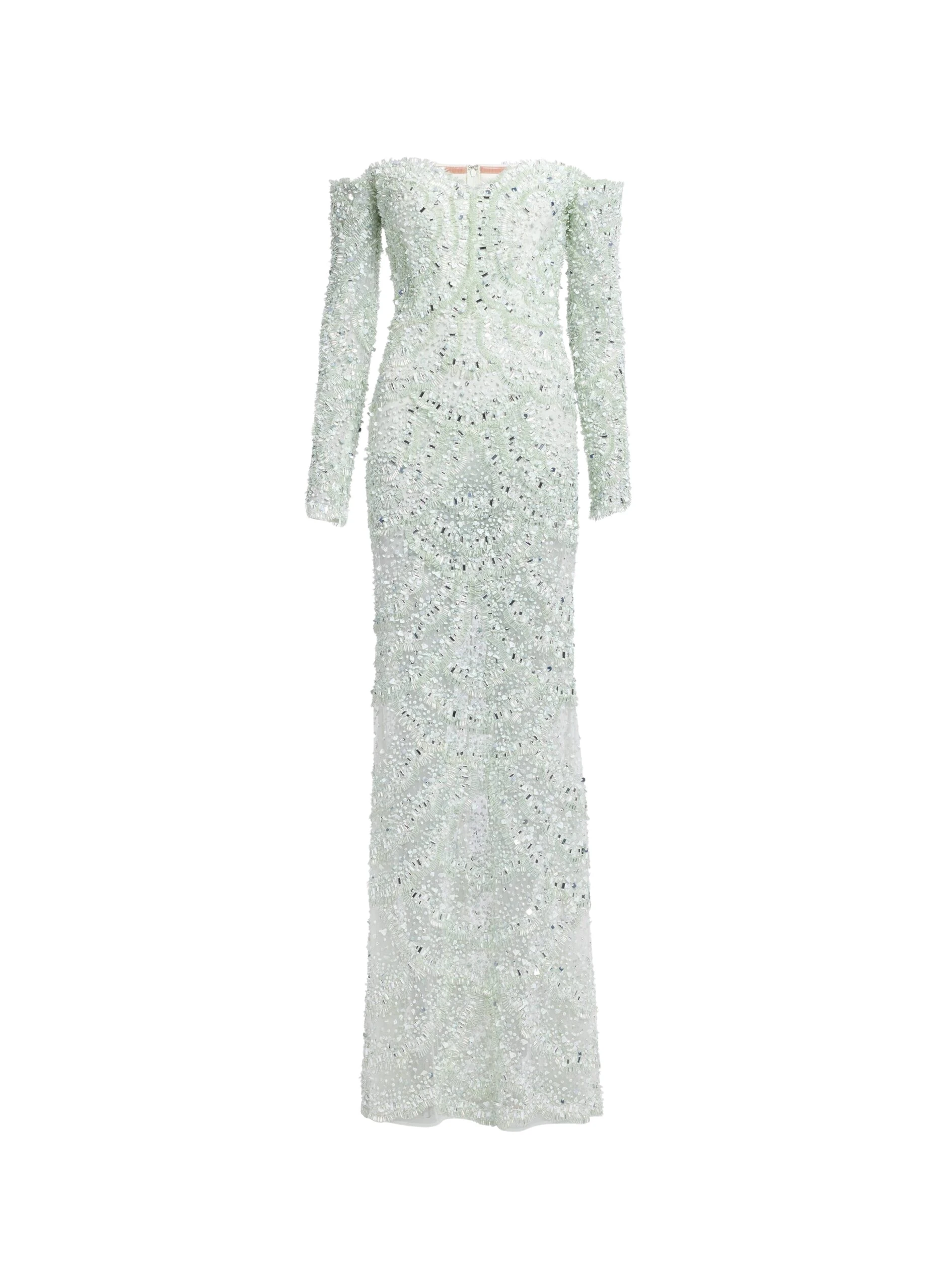 Elie Saab Bead Embroidered Gown