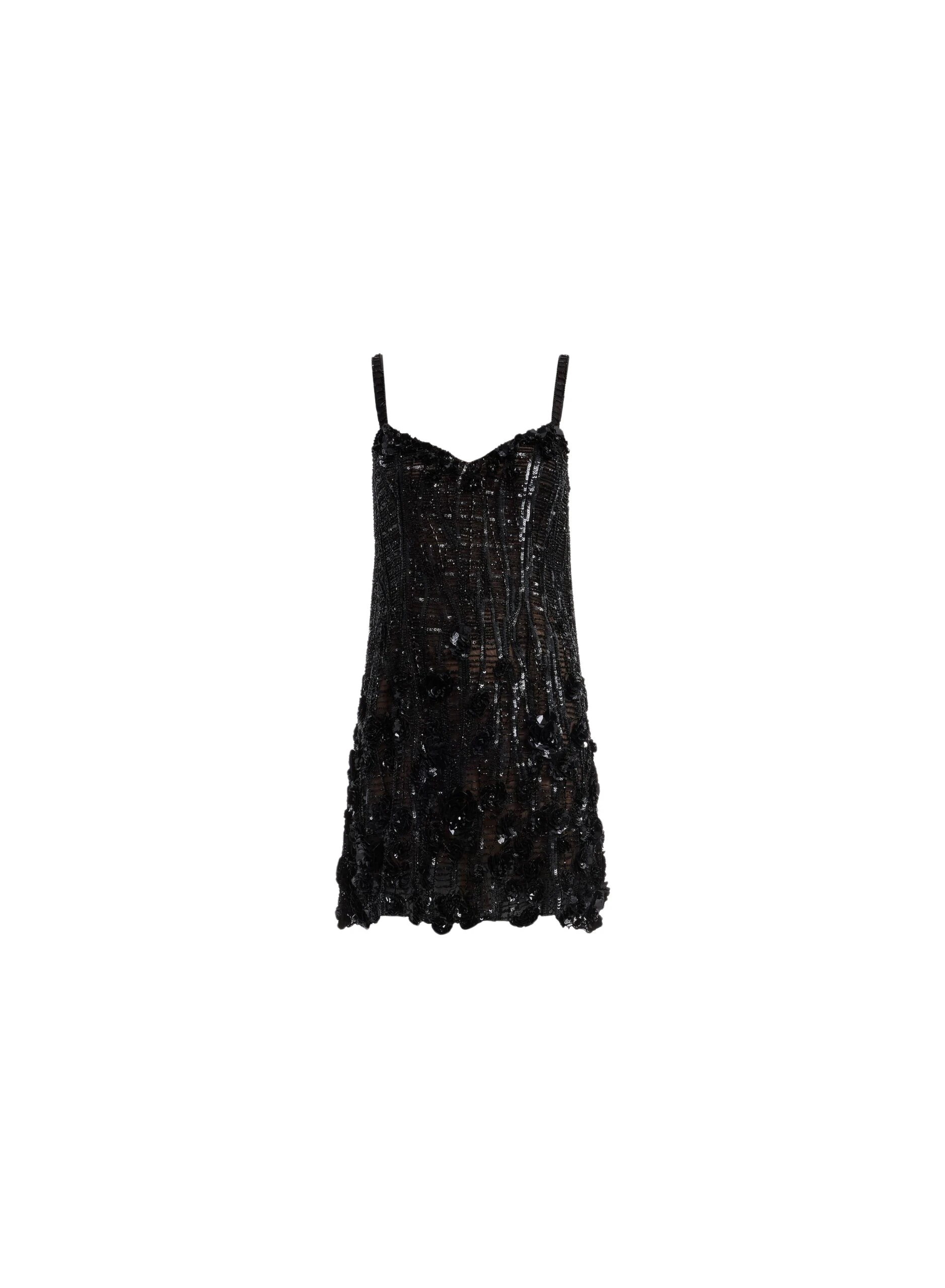 Elie Saab Bead Embroidered Short Dress