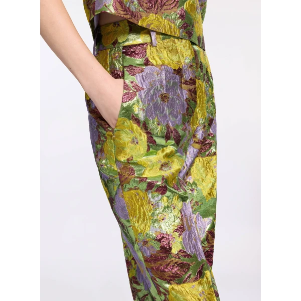 Elie Saab Brocade Pants, view 4