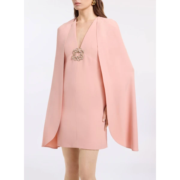 Elie Saab Cape Cady Short Dress, view 4