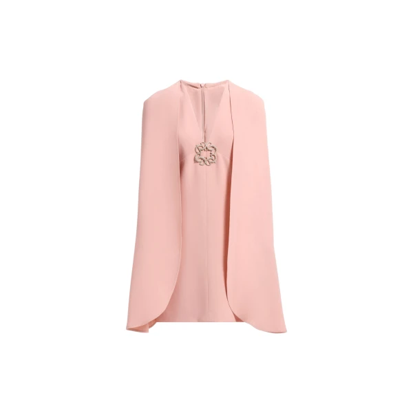 Elie Saab Cape Cady Short Dress