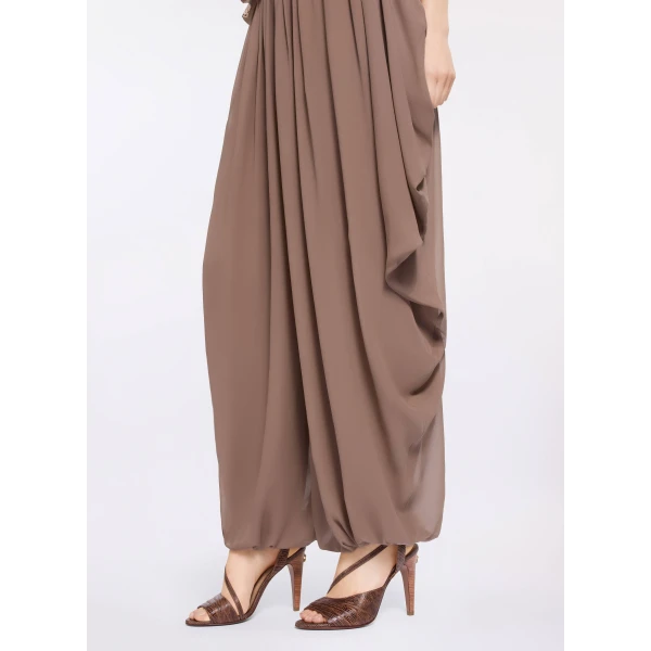 Elie Saab Cascading Silk Pants, view 2
