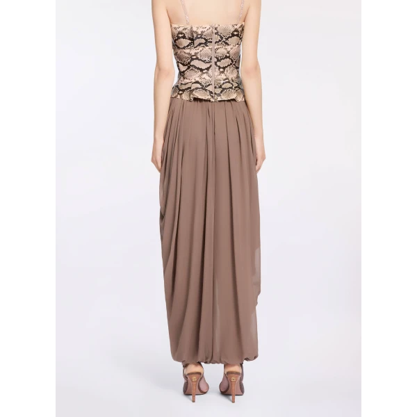 Elie Saab Cascading Silk Pants, view 4