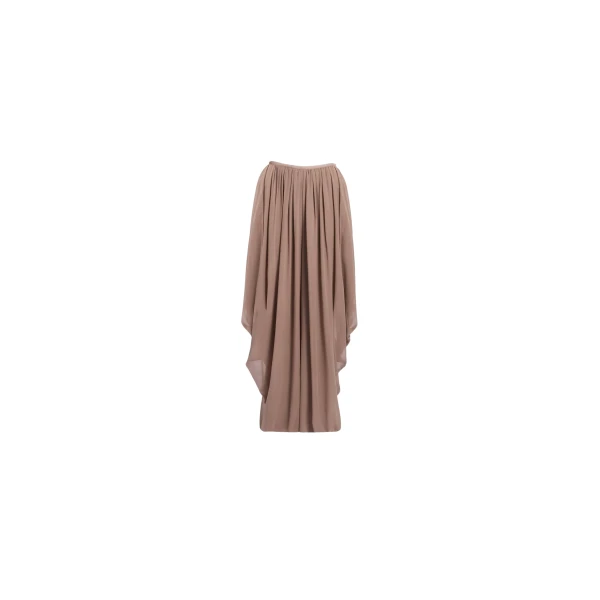 Elie Saab Cascading Silk Pants